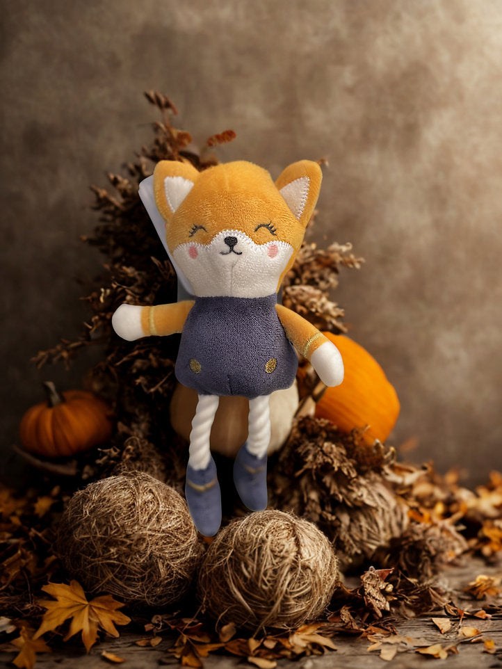 WENDY Renard Moutarde/Marine Jouet Chien